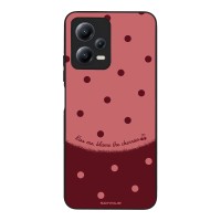Θήκη Sonique Delulu Polka Era Series για Xiaomi Redmi Note 12 5G / Poco X5 5G Blame Cherries