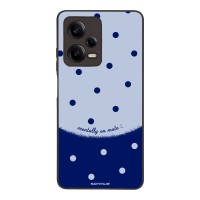 Θήκη Sonique Delulu Polka Era Series για Xiaomi Redmi Note 12 Pro 5G Blue Mentally