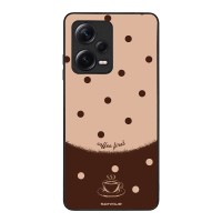 Θήκη Sonique Delulu Polka Era Series για Xiaomi Redmi Note 12 Pro Plus Coffee First