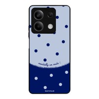 Θήκη Sonique Delulu Polka Era Series για Xiaomi Redmi Note 13 5G Blue Mentally