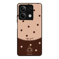 Θήκη Sonique Delulu Polka Era Series για Xiaomi Redmi Note 13 5G Coffee First