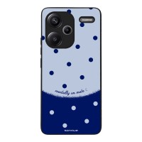 Θήκη Sonique Delulu Polka Era Series για Xiaomi Redmi Note 13 Pro Plus 5G Blue Mentally