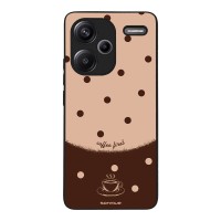 Θήκη Sonique Delulu Polka Era Series για Xiaomi Redmi Note 13 Pro Plus 5G Coffee First