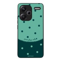 Θήκη Sonique Delulu Polka Era Series για Xiaomi Redmi Note 13 Pro Plus 5G Green Flags