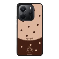 Θήκη Sonique Delulu Polka Era Series για Xiaomi Redmi Note 14 4G (164.84mm) Coffee First