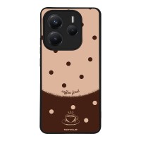 Θήκη Sonique Delulu Polka Era Series για Xiaomi Redmi Note 14 5G Coffee First