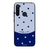 Θήκη Sonique Delulu Polka Era Series για Xiaomi Redmi Note 8 / Redmi Note 8 2021 Blue Mentally