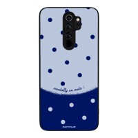 Θήκη Sonique Delulu Polka Era Series για Xiaomi Redmi Note 8 Pro Blue Mentally