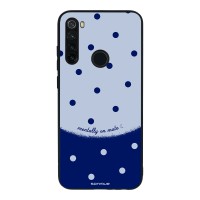 Θήκη Sonique Delulu Polka Era Series για Xiaomi Redmi Note 8T Blue Mentally