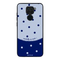 Θήκη Sonique Delulu Polka Era Series για Xiaomi Redmi Note 9 Blue Mentally