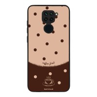 Θήκη Sonique Delulu Polka Era Series για Xiaomi Redmi Note 9 Coffee First
