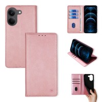 Θήκη Πορτοφόλι Vintage Magnet Wallet Sonique Xiaomi Poco X8 Pro 5G Ροζ Χρυσό