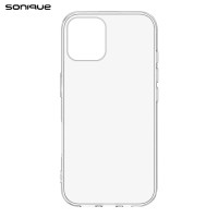 Θήκη Σιλικόνης Sonique Crystal Clear Apple (Big Hole) iPhone 12 mini Διάφανο