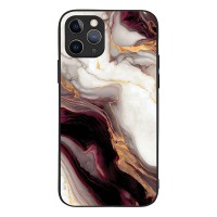 Θήκη Sonique Marble Series για Apple iPhone 11 Pro Μπορντώ