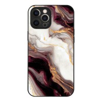 Θήκη Sonique Marble Series για Apple iPhone 12 Pro Max Μπορντώ