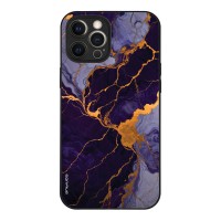 Θήκη Sonique Marble Series για Apple iPhone 12 Pro Max Μωβ