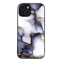 Θήκη Sonique Marble Series για Apple iPhone 15 Μωβ Γκρι