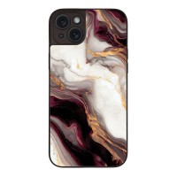 Θήκη Sonique Marble Series για Apple iPhone 15 Plus Μπορντώ