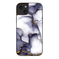 Θήκη Sonique Marble Series για Apple iPhone 15 Plus Μωβ Γκρι