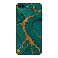 Θήκη Sonique Marble Series για Apple iPhone 7 Plus / iPhone 8 Plus Πράσινο
