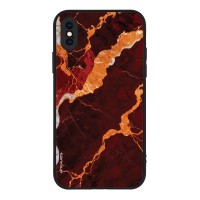 Θήκη Sonique Marble Series για Apple iPhone X / iPhone XS Κόκκινο