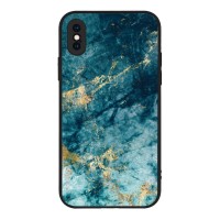 Θήκη Sonique Marble Series για Apple iPhone X / iPhone XS Μπλε