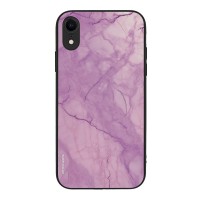 Θήκη Sonique Marble Series για Apple iPhone XR Βιολετί