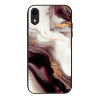 Θήκη Sonique Marble Series για Apple iPhone XR Μπορντώ