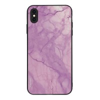 Θήκη Sonique Marble Series για Apple iPhone XS MAX Βιολετί
