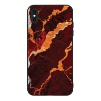 Θήκη Sonique Marble Series για Apple iPhone XS MAX Κόκκινο