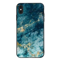 Θήκη Sonique Marble Series για Apple iPhone XS MAX Μπλε