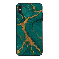 Θήκη Sonique Marble Series για Apple iPhone XS MAX Πράσινο