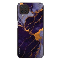 Θήκη Sonique Marble Series για Samsung Galaxy A12 Μωβ