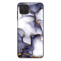 Θήκη Sonique Marble Series για Samsung Galaxy A12 Μωβ Γκρι
