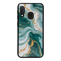 Θήκη Sonique Marble Series για Samsung Galaxy A20e Πράσινο 01