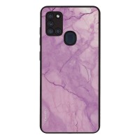 Θήκη Sonique Marble Series για Samsung Galaxy A21s Βιολετί