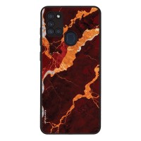 Θήκη Sonique Marble Series για Samsung Galaxy A21s Κόκκινο