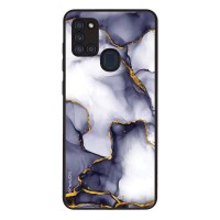 Θήκη Sonique Marble Series για Samsung Galaxy A21s Μωβ Γκρι