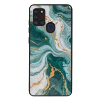Θήκη Sonique Marble Series για Samsung Galaxy A21s Πράσινο 01
