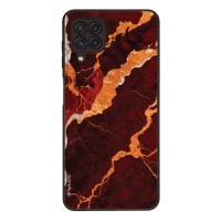 Θήκη Sonique Marble Series για Samsung Galaxy A22 4G / Galaxy M32 4G / Galaxy M22 4G Κόκκινο