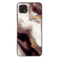 Θήκη Sonique Marble Series για Samsung Galaxy A22 5G Μπορντώ