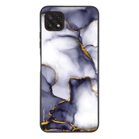 Θήκη Sonique Marble Series για Samsung Galaxy A22 5G Μωβ Γκρι