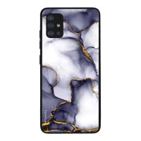 Θήκη Sonique Marble Series για Samsung Galaxy A51 Μωβ Γκρι