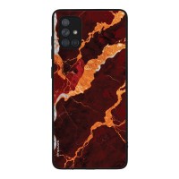 Θήκη Sonique Marble Series για Samsung Galaxy A71 Κόκκινο