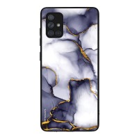 Θήκη Sonique Marble Series για Samsung Galaxy A71 Μωβ Γκρι