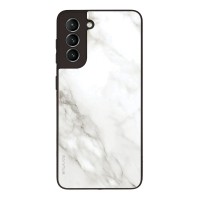Θήκη Sonique Marble Series για Samsung Galaxy S21 Λευκό