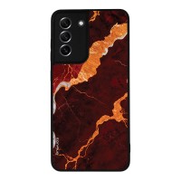 Θήκη Sonique Marble Series για Samsung Galaxy S21 FE Κόκκινο
