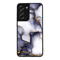 Θήκη Sonique Marble Series για Samsung Galaxy S21 FE Μωβ Γκρι
