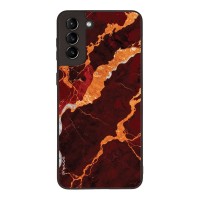 Θήκη Sonique Marble Series για Samsung Galaxy S21 Plus Κόκκινο