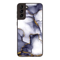 Θήκη Sonique Marble Series για Samsung Galaxy S21 Plus Μωβ Γκρι